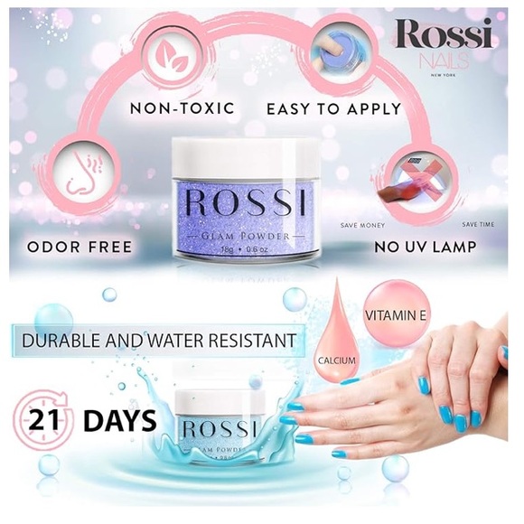 NEW & SEALED - Rossi Nails - RETIRED “Flamingo”(#R4229) Dip Powder 💅🏻 - Picture 6 of 7